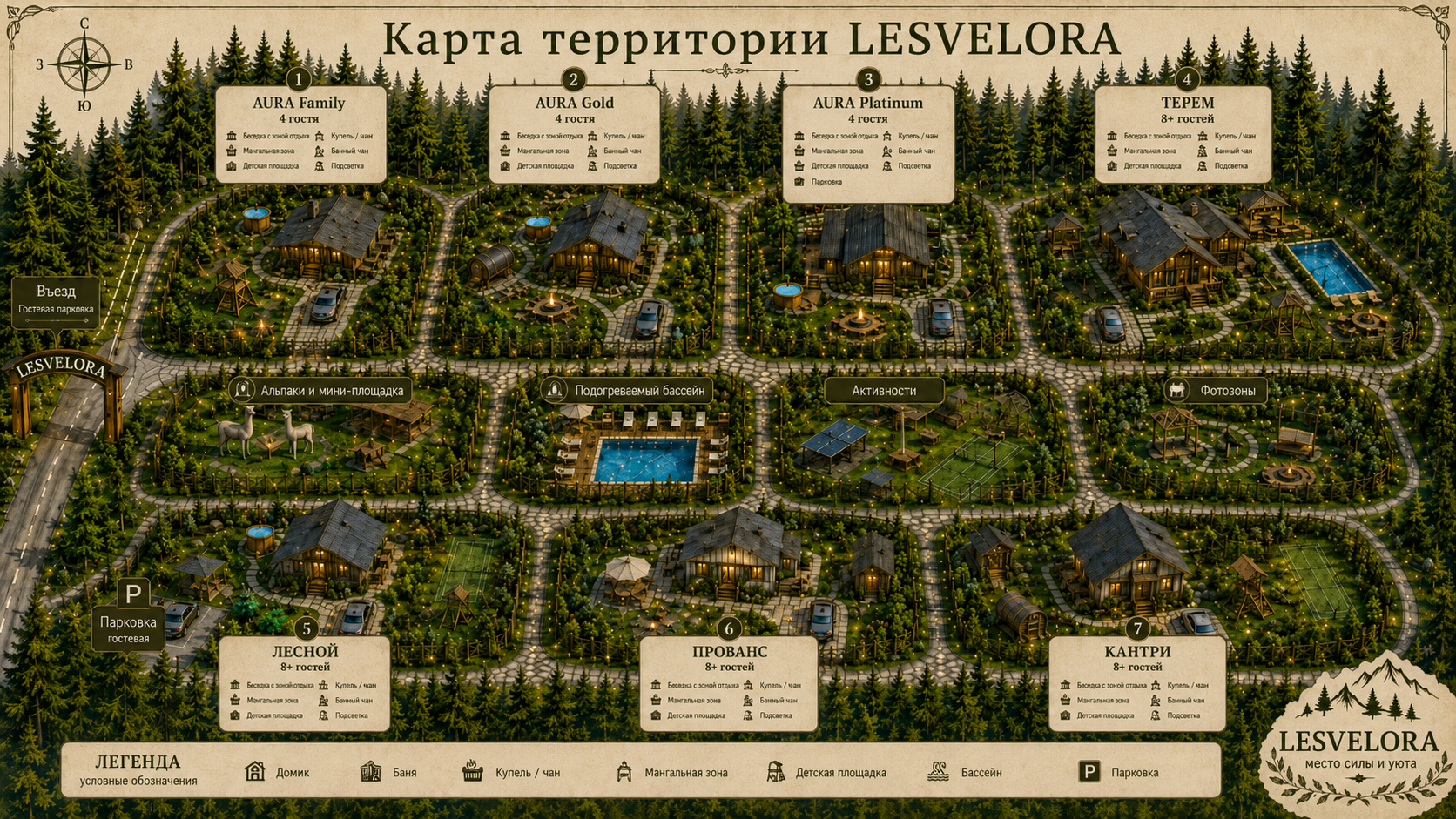 Карта территории комплекса